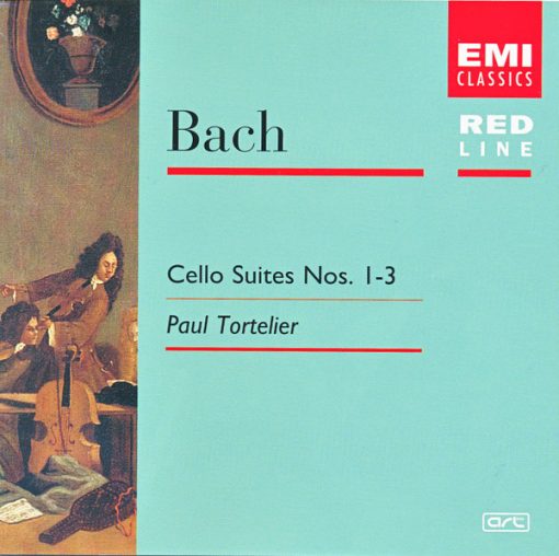 Johann Sebastian Bach, Paul Tortelier - Cello Suites Nos. 1-3 (CD, RE, RM) (Near Mint (NM or M-))