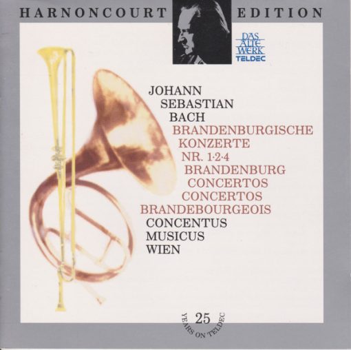 Johann Sebastian Bach - Concentus Musicus Wien, Nikolaus Harnoncourt - Brandenburgische Konzerte Nr. 1∙2∙4 (CD, Album) (Near Mint (NM or M-))