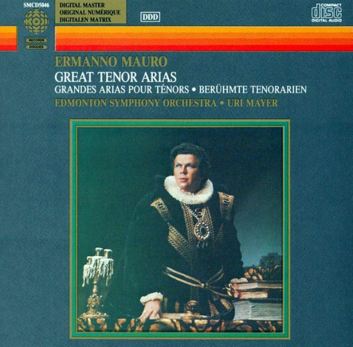 Ermanno Mauro, Edmonton Symphony Orchestra, Uri Mayer - Great Tenor Arias (CD, Album) (Near Mint (NM or M-))