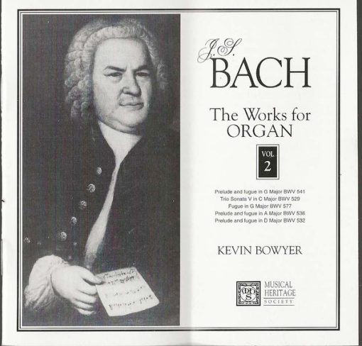 Johann Sebastian Bach, Kevin Bowyer - The Works For Organ, Vol 2 (CD, Album, Club) (Near Mint (NM or M-))