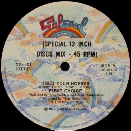 First Choice - Hold Your Horses (12", Single) (Mint (M))