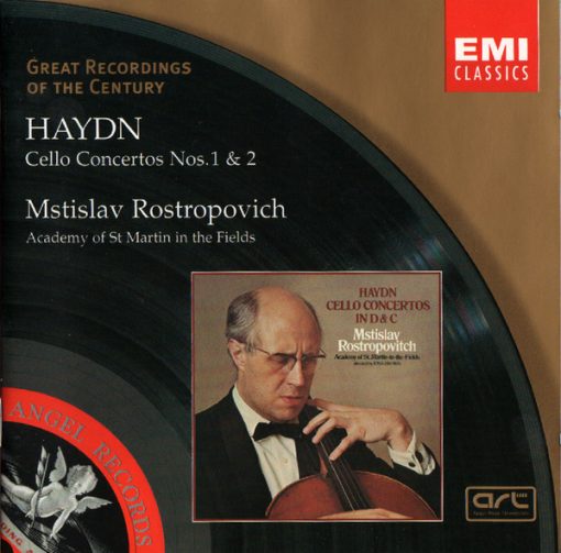 Joseph Haydn, Mstislav Rostropovich, The Academy Of St. Martin-in-the-Fields - Cello Concertos Nos. 1 & 2 (CD, Album) (Near Mint (NM or M-))