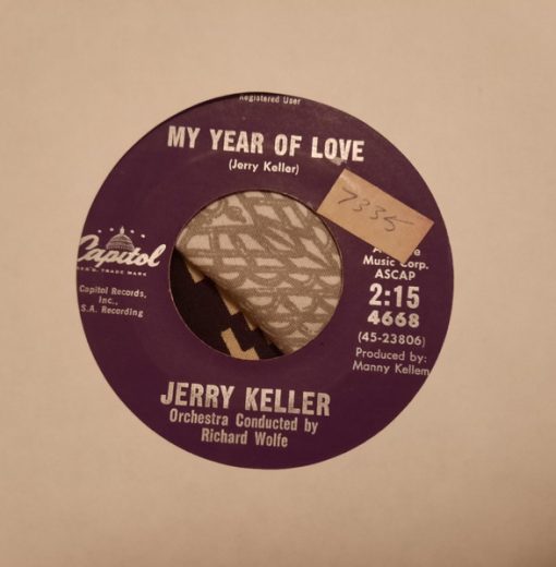 Jerry Keller - My Year Of Love (7", Single) (Very Good Plus (VG+))