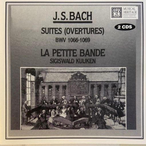 Johann Sebastian Bach, La Petite Bande, Sigiswald Kuijken - Suites (Overtures) BWV 1066−1069 (2xCD, RE) (Near Mint (NM or M-))