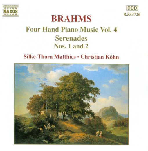 Johannes Brahms - Christian Köhn, Silke-Thora Matthies - Four Hand Piano Music Vol. 4 - Serenades Nos. 1 and 2 (CD, Album) (Near Mint (NM or M-))