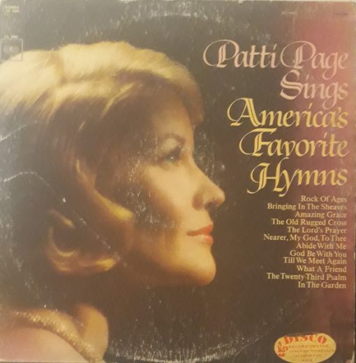 Patti Page - Patti Page Sings America's Favorite Hymns (LP, Album) (Mint (M))