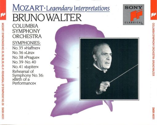 Wolfgang Amadeus Mozart - Bruno Walter, Columbia Symphony Orchestra - Symphonies (3xCD, Comp, Mono, RE) (Near Mint (NM or M-))