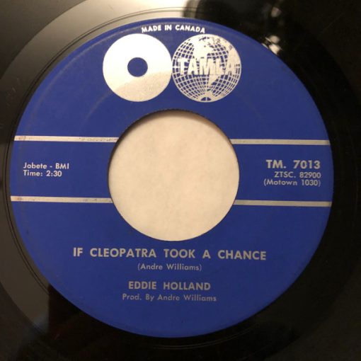 Edward Holland, Jr. - If Cleopatra Took A Chance / What About Me (7", Single) (Very Good Plus (VG+))