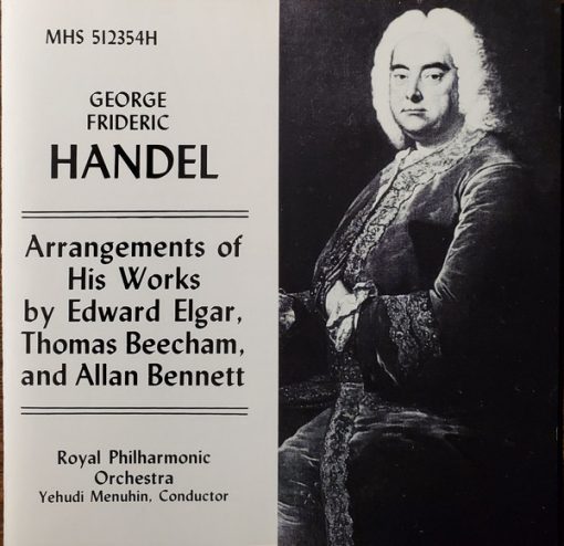 Georg Friedrich Händel - Royal Philharmonic Orchestra, Yehudi Menuhin - George Frideric Handel: Arrangements Of His Works (CD, RE) (Near Mint (NM or M-))