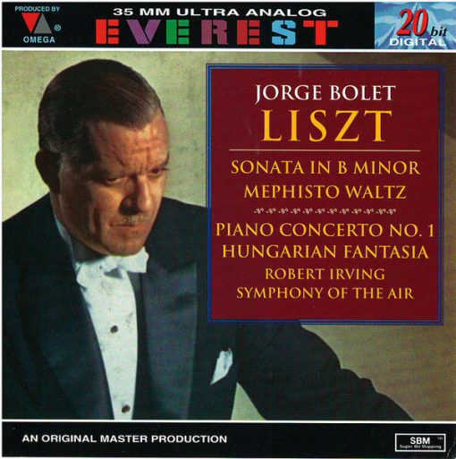 Jorge Bolet - Jorge Bolet Plays Liszt Sonata In B Min./Concerto No. 1 (CD, Comp, RM, SBM) (Near Mint (NM or M-))