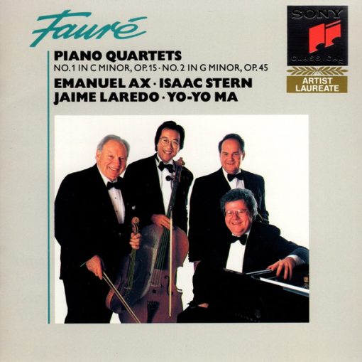 Gabriel Fauré, Emanuel Ax, Isaac Stern, Jaime Laredo, Yo-Yo Ma - Piano Quartets (No. 1 In C Minor, Op. 15 · No. 2 In G Minor, Op. 45) (CD, Album) (Near Mint (NM or M-))