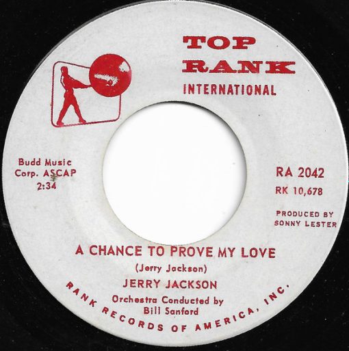 Jerry Jackson - A Chance To Prove My Love / For Each One There's Someone (7", Promo) (Very Good Plus (VG+))