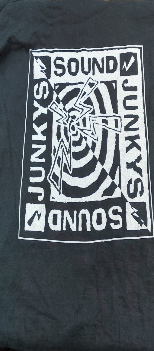 SOUND JUNKYS - VINTAGE LONGSLEEVE LOGO T-SHIRT XL