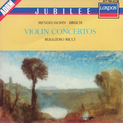 Felix Mendelssohn-Bartholdy, Max Bruch, Ruggiero Ricci - Violin Concertos (CD, RM) (Near Mint (NM or M-))