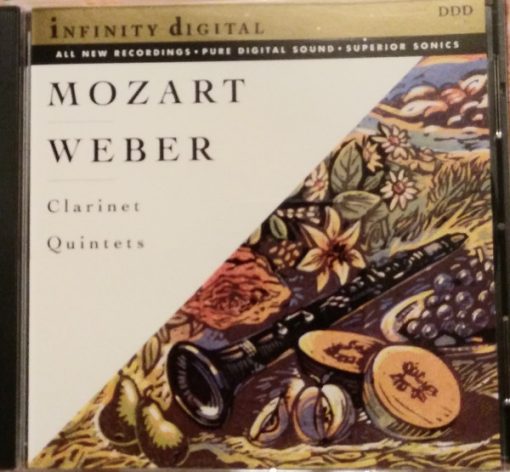 Eddy Vanoosthuyse, Vilnius Quartet - Wolfgang Amadeus Mozart / Carl Maria von Weber - Clarinet Quintets (CD, Album) (Near Mint (NM or M-))