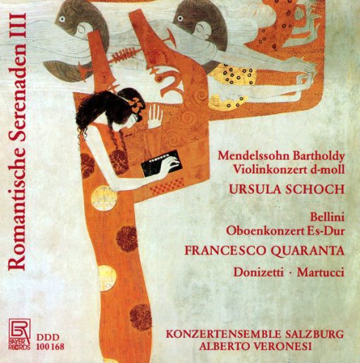 Felix Mendelssohn-Bartholdy, Vincenzo Bellini, Giuseppe Martucci, Gaetano Donizetti, Ursula Schoch, Francesco Quaranta (2), Konzertensemble Salzburg, Alberto Veronesi - Romantische Serenaden Vol.III (CD, Album) (Near Mint (NM or M-))