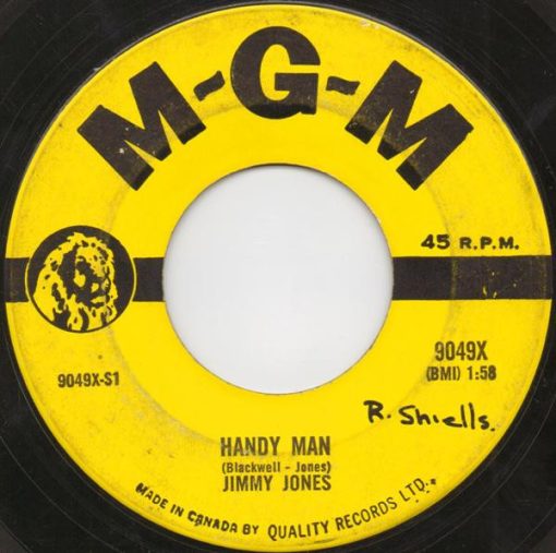 Jimmy Jones - Handy Man / The Search Is Over (7", Single) (Near Mint (NM or M-))