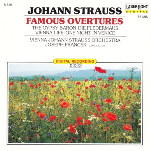 Johann Strauss Jr., The Vienna Strauss Orchestra, Joseph Francek - Johann Strauss Famous Overtures (CD) (Near Mint (NM or M-))