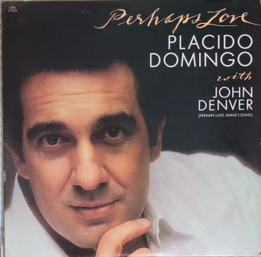 Placido Domingo With John Denver - Perhaps Love (LP, Album, Car) (Mint (M))