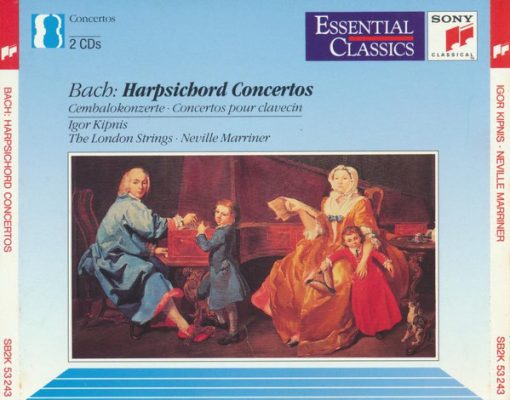 Johann Sebastian Bach, Igor Kipnis, London String Players, Sir Neville Marriner - Harpsichord Concertos = Cembalokonzerte = Concertos Pour Clavecin (2xCD, RE) (Mint (M))