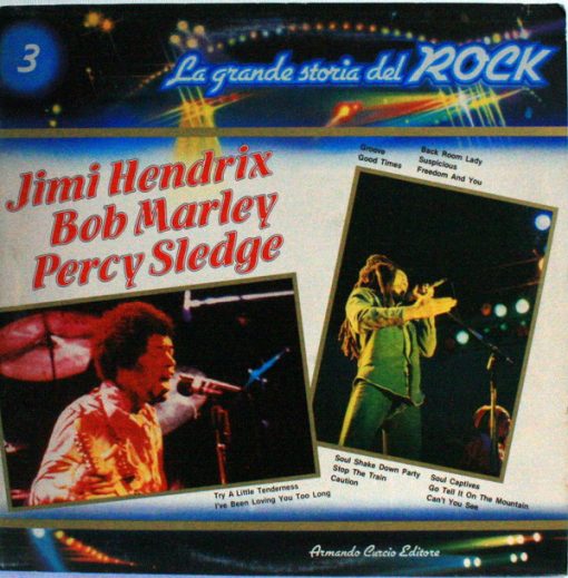 Jimi Hendrix / Bob Marley / Percy Sledge - Jimi Hendrix / Bob Marley / Percy Sledge (LP, Comp) (Mint (M))