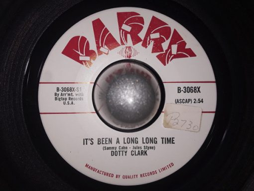 Dotty Clark - It's Been A Long Time / That's A Step In The Right Direction (7", Single) (Very Good Plus (VG+))