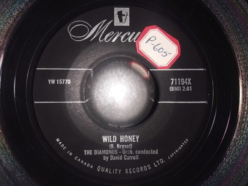 The Diamonds - Wild Honey / Passion Flower (7", Single) (Fair (F))