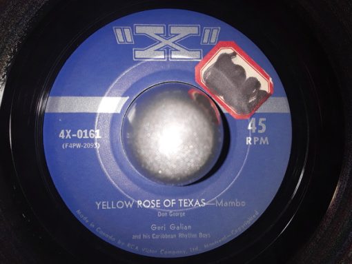 Geri Galian And His Caribbean Rhythm Boys - Yellow Rose Of Texas (Mambo) / Autumn Leaves (7", Single) (Very Good Plus (VG+))