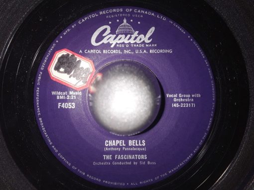 The Fascinators - Chapel Bells / I Wonder Who (7") (Very Good Plus (VG+))