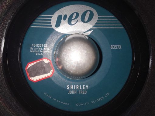 John Fred & His Playboy Band - Shirley / My Love For You (7", Single) (Very Good Plus (VG+))