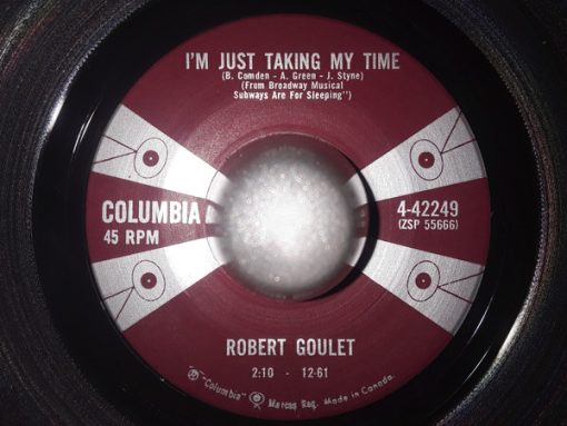 Robert Goulet - I'm Just Taking My Time / One Life (7", Single) (Near Mint (NM or M-))