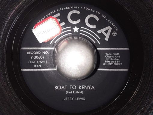 Jerry Lewis (3) - Boat To Kenya / Long Black Nylons (7", Single) (Very Good Plus (VG+))