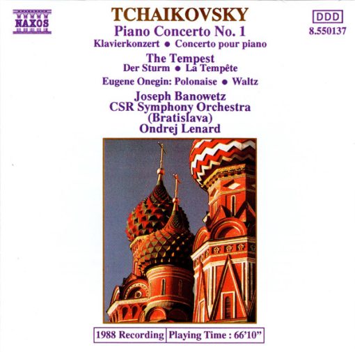 Pyotr Ilyich Tchaikovsky, Joseph Banowetz, Slovak Radio Symphony Orchestra, Ondrej Lenárd - Piano Concerto No. 1 • The Tempest (CD, Album, RE) (Near Mint (NM or M-))