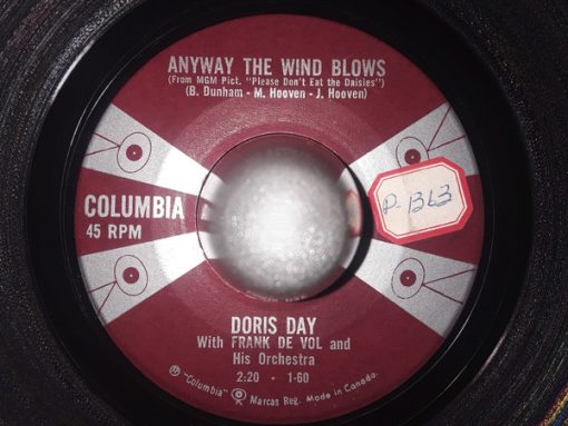 Doris Day - Anyway The Wind Blows (7", Single) (Very Good (VG))