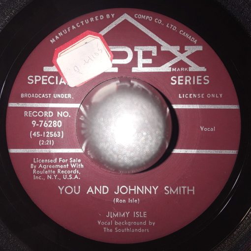 Jimmy Isle - You And Johnny Smith / Goin' Wild (7", Single) (Very Good Plus (VG+))