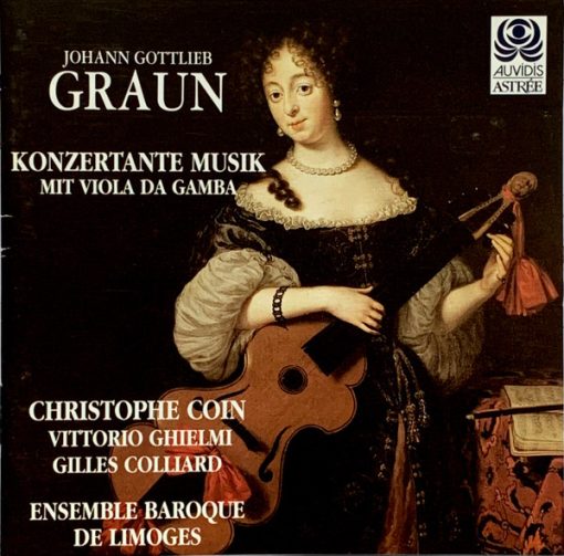 Johann Gottlieb Graun, Christophe Coin, Vittorio Ghielmi, Gilles Colliard, Ensemble Baroque De Limoges - Konzertante Musik Mit Viola Da Gamba (CD) (Near Mint (NM or M-))