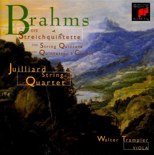 Johannes Brahms - Juilliard String Quartet, Walter Trampler - Die Streichquintette / The String Quintets (CD, Album) (Near Mint (NM or M-))