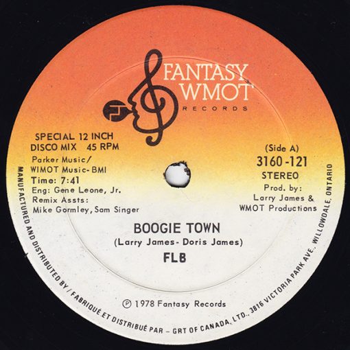 Fat Larry's Band - Boogie Town (12") (Mint (M))