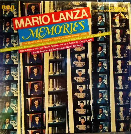 Mario Lanza - Memories (LP, Album, Comp, Mono) (Mint (M))