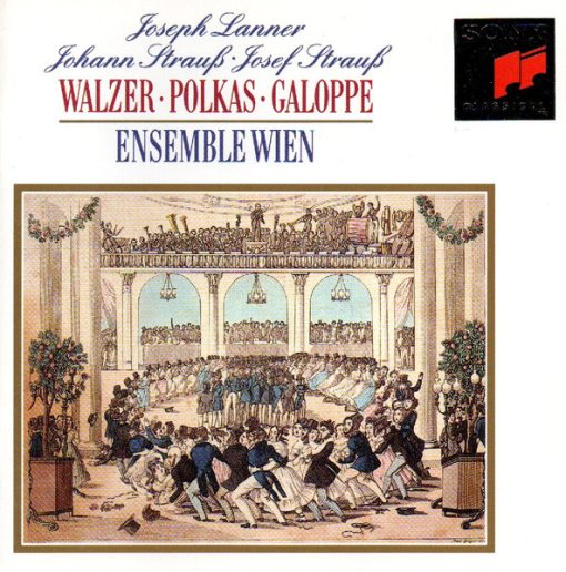 Johann Strauss Sr. • Josef Lanner - Josef Strauß, Ensemble Wien - Walzer Polkas Galoppe (CD) (Near Mint (NM or M-))