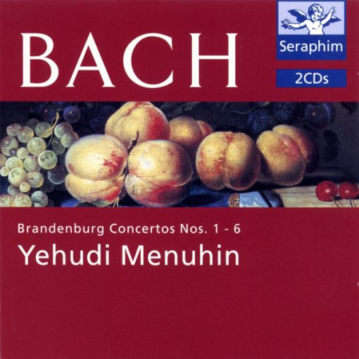 Johann Sebastian Bach, Yehudi Menuhin - Brandenburg Concertos Nos. 1 - 6 (2xCD, Album, RM) (Near Mint (NM or M-))