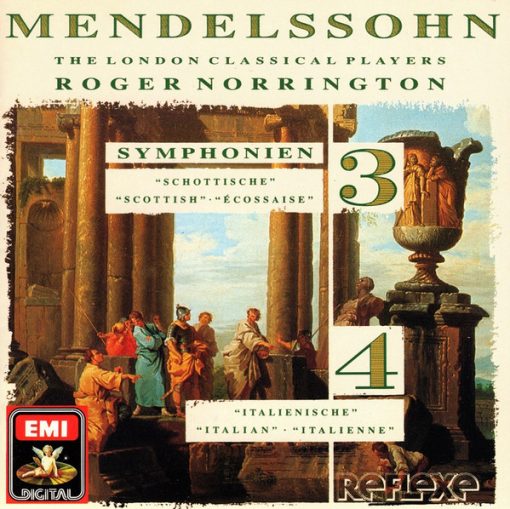 Felix Mendelssohn-Bartholdy, London Classical Players, Roger Norrington - Symphonien 3 "Schottische" = "Scottish" = "Écossaise" = / 4 "Italianische" = "Italian" = "Italienne" (CD, Club) (Near Mint (NM or M-))