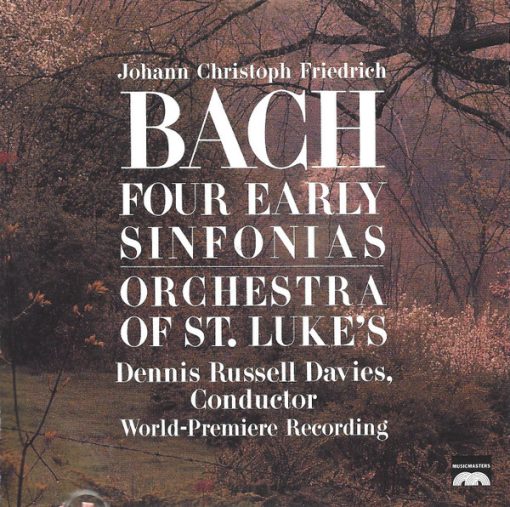 Johann Christoph Friedrich Bach –  Orchestra Of St. Luke's, Dennis Russell Davies - Four Early Sinfonias (CD, Album) (Near Mint (NM or M-))