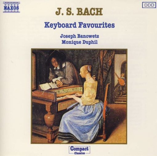 Johann Sebastian Bach - Joseph Banowetz, Monique Duphil - Keyboard Favourites (CD, Album) (Near Mint (NM or M-))