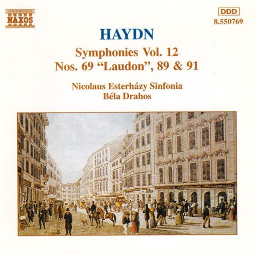 Joseph Haydn, Nicolaus Esterházy Sinfonia, Bela Drahos - Symphonies Vol. 12 (Nos. 69 "Laudon", 89 & 91) (CD, Album) (Near Mint (NM or M-))