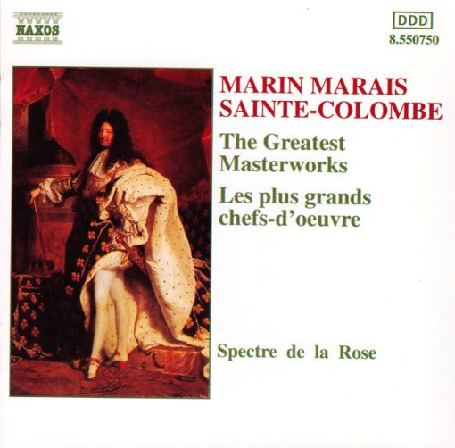 Marin Marais, Jean de Sainte-Colombe, Spectre De La Rose - The Greatest Masterworks (Les Plus Grands Chefs-D'oeuvre) (CD, Album) (Near Mint (NM or M-))