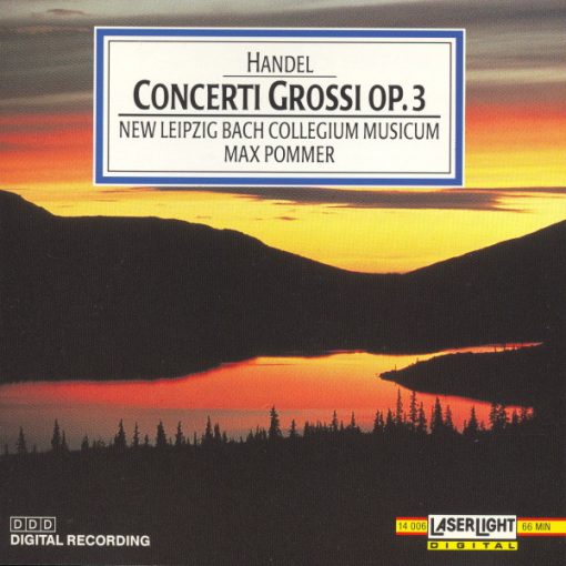 Georg Friedrich Händel - Neues Bachisches Collegium Musicum Leipzig, Max Pommer - Concerti Grossi Op. 3 (CD, Album, RE) (Near Mint (NM or M-))