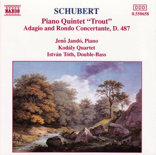 Franz Schubert, Jenö Jandó, Kodály Quartet, István Tóth - Piano Quintet "Trout" / Adagio And Rondo Concertante, D. 487 (CD, Album) (Near Mint (NM or M-))