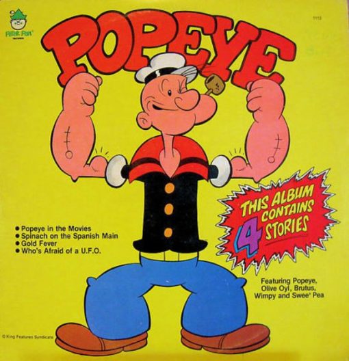 Unknown Artist - Popeye The Sailor Man (LP) (Mint (M))