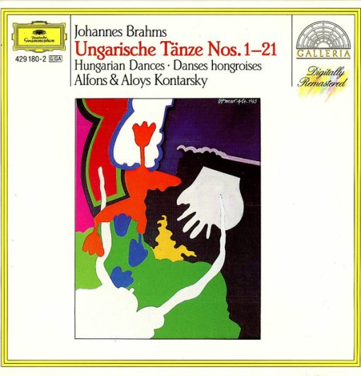 Johannes Brahms - Alfons & Aloys Kontarsky - Ungarische Tänze No. 1-21 (CD, Album, RM) (Mint (M))